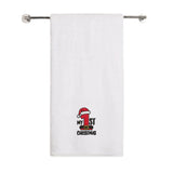 BYFT Embroidered For You Personalised Cotton Towel - Christmas - My 1st Christmas Design High Quality Embroidery Perfect For Gifting