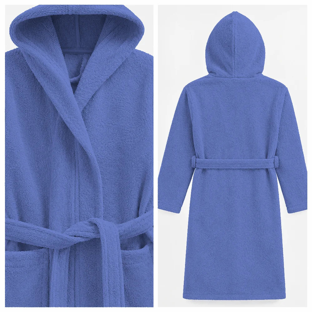 BYFT Daffodil Kids Hooded Bathrobe Luxury Cotton Soft, Absorbent, Quick-Dry