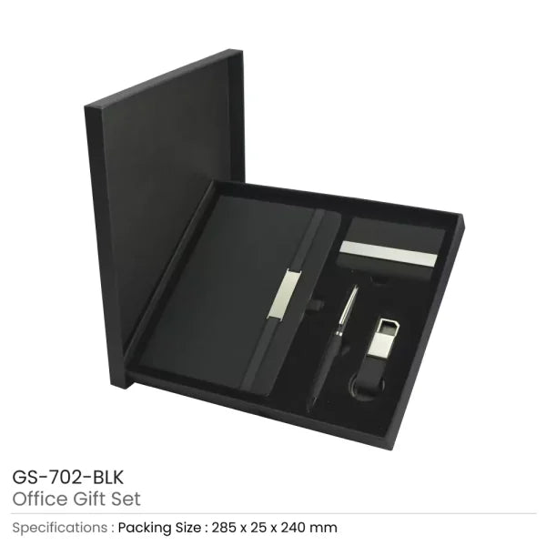 BYFT Office Gift Sets with Notebook, Pen, Card Holder, Keychain - Cork Set of 01