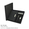 BYFT Office Gift Sets with Notebook, Pen, Card Holder, Keychain - Cork Set of 01