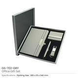 BYFT Office Gift Sets with Notebook, Pen, Card Holder, Keychain - Cork Set of 01