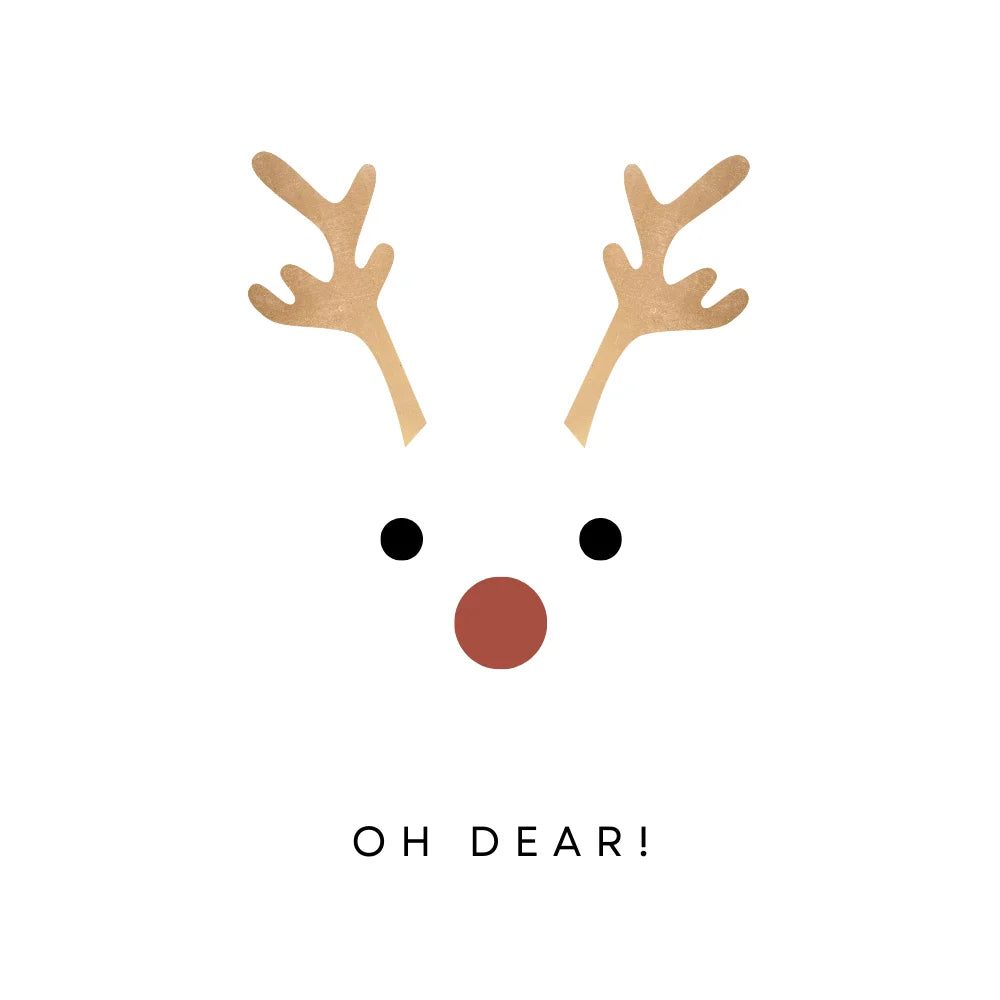 BYFT Threads Printed Christmas - Oh dear Designed T-Shirts