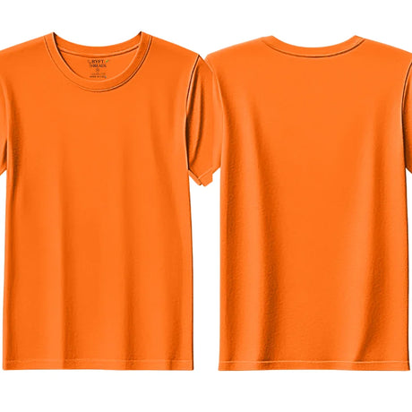 BYFT Threads Round Neck Plain T-Shirt