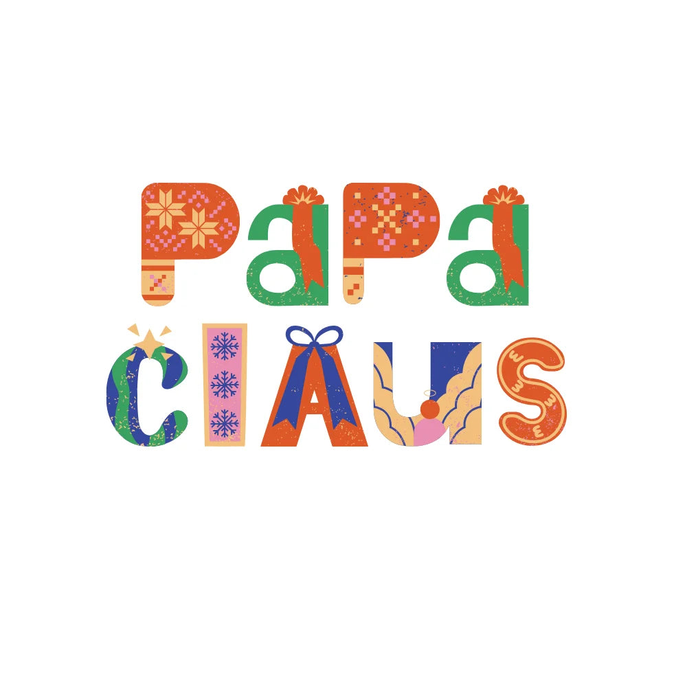 BYFT Threads Printed Christmas - Papa Claus Designed T-Shirts