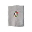BYFT Embroidered For You Personalised Cotton Towel - Christmas - Penguin Gift Box Design High Quality Embroidery Perfect For Gifting