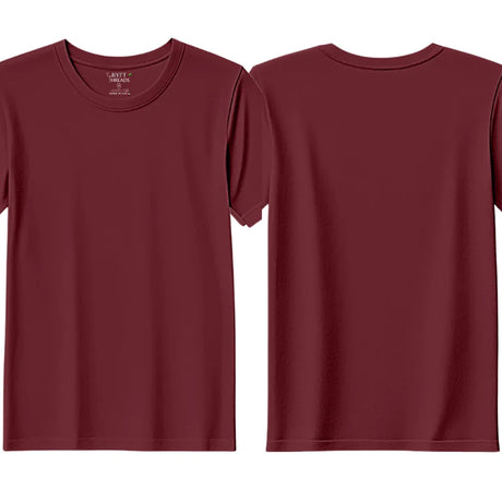 BYFT Threads Round Neck Plain T-Shirt