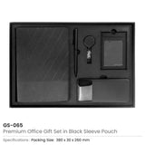 BYFT Premium Office Gift Set in Black Sleeve Pouch Ideal for Corporate Gifting Set of 01