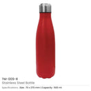 BYFT Travel Bottle Stainless Steel 500ML - Leakproof, Reusable & Durable