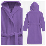 BYFT Daffodil Kids Hooded Bathrobe Luxury Cotton Soft, Absorbent, Quick-Dry