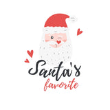 BYFT Threads Printed Christmas - Santa's Favorite Designed T-Shirts