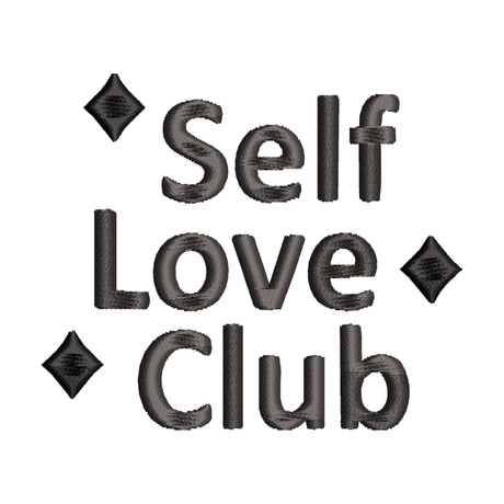 BYFT Embroidery Self Love Club - Womens Day T-Shirts