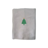 BYFT Embroidered For You Personalised Cotton Towel - Christmas - Simple Christmas Tree with Star Design High Quality Embroidery Perfect For Gifting