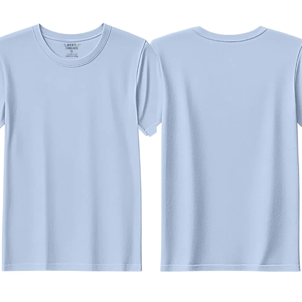 BYFT Threads Round Neck Plain T-Shirt