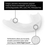 sova 3d oral care night guard with case