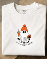 BYFT Threads Personalized Halloween Theme Round Neck T-Shirt