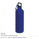 BYFT Sports Aluminum Bottle 750 ml Set of 01