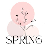 BYFT Spring Floral Tote Bag – Elegant Botanical "Spring" Printed Reusable Tote | Eco-Friendly Daily Carry Bag (Set of 1)