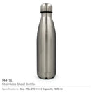 BYFT Bottle Backside with Magnet Glossy finish 70 x 270 mm - 500 ml Set of 01