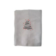 BYFT Embroidered For You Personalised Cotton Towel - Christmas - Starry Christmas Tree Design High Quality Embroidery Perfect For Gifting