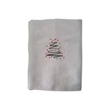 BYFT Embroidered For You Personalised Cotton Towel - Christmas - Starry Christmas Tree Design High Quality Embroidery Perfect For Gifting