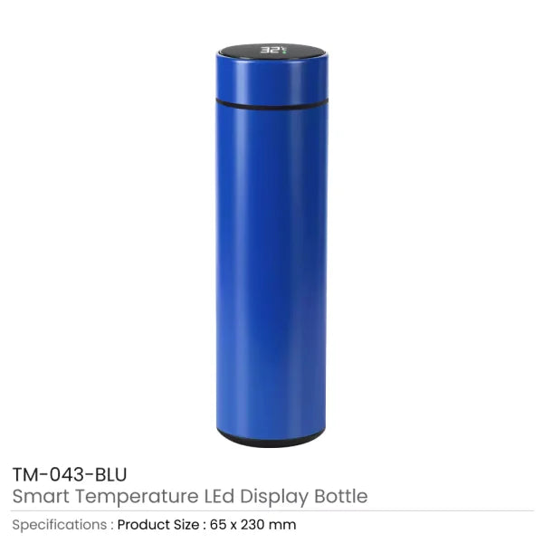 BYFT Smart Temprature LED Display Bottle 500 Ml Set of 01