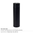 BYFT Smart Temprature LED Display Bottle 500 Ml Set of 01