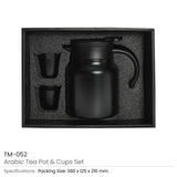 BYFT Arabic Tea & Coffee Pot with Cups Set 1000 ml