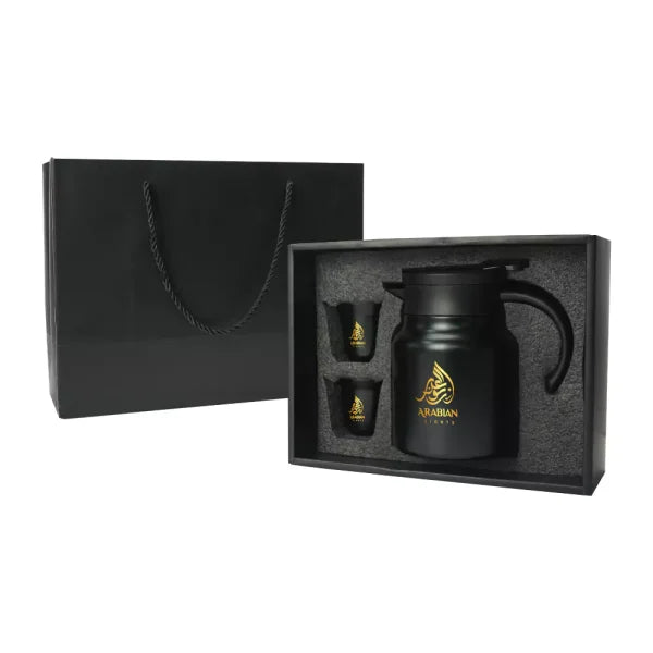 BYFT Arabic Tea & Coffee Pot with Cups Set 1000 ml