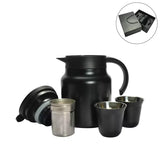 BYFT Arabic Tea & Coffee Pot with Cups Set 1000 ml