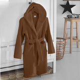 BYFT Daffodil 10 Year Kids Hooded Bathrobe Luxury Cotton Soft, Absorbent, Quick-Dry