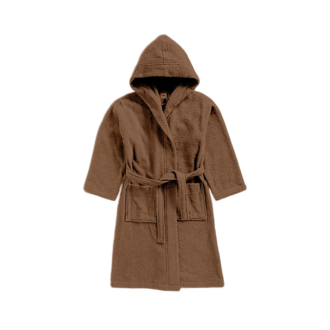 BYFT Daffodil 10 Year Kids Hooded Bathrobe Luxury Cotton Soft, Absorbent, Quick-Dry