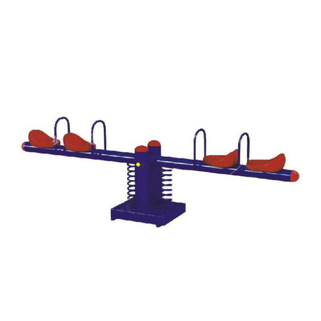 BYFT Blue Outdoor Playground -Traditional Seesaw