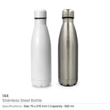BYFT Bottle Backside with Magnet Glossy finish 70 x 270 mm - 500 ml Set of 01