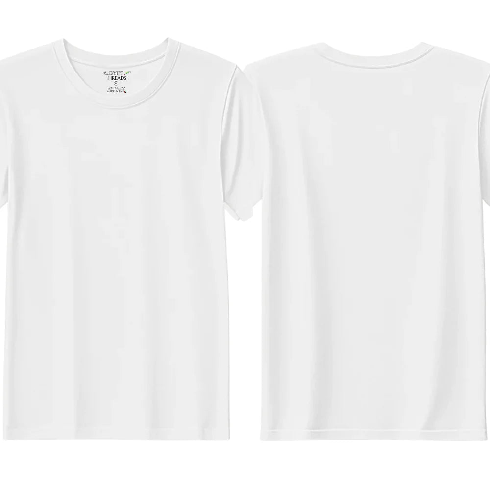 BYFT Threads Round Neck Plain T-Shirt