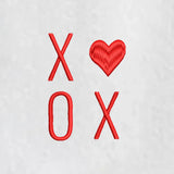 منشفة قطنية مخصصة مطرزة خصيصًا لك من BYFT - تصميم XOXO تطريز عالي الجودة مثالي للهدايا