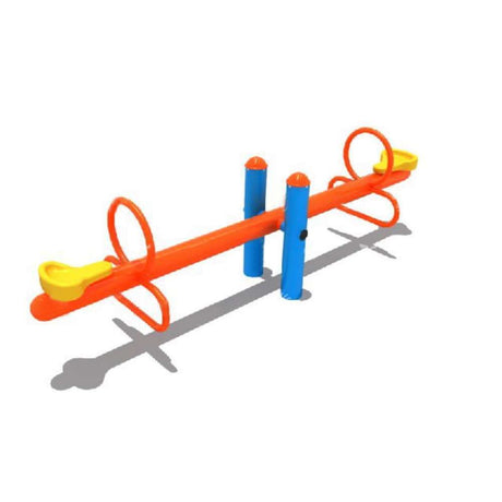 BYFT Orange And Yellow Outdoor Seesaw