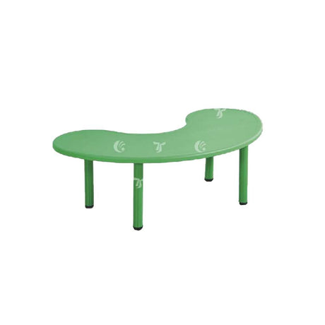 BYFT Kidney Shape Kids Table Green