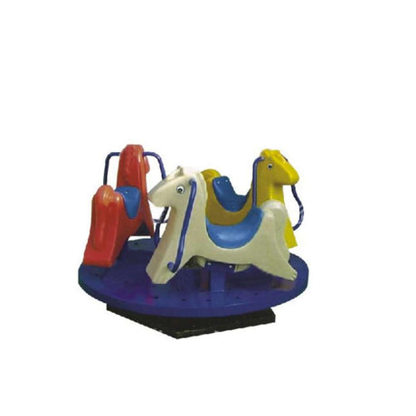 BYFT Rounder Outdoor Horse Design For Three Kids