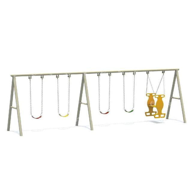 BYFT Five Kids Swings Playground