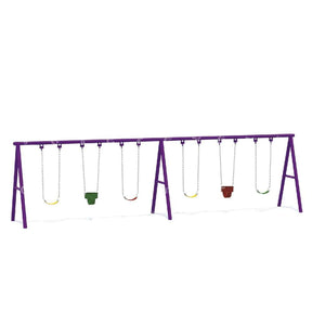 BYFT Six Kids & Adult Swings Playground