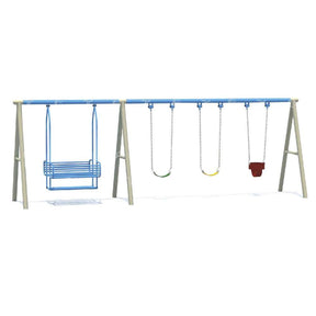 BYFT Three Kids & Adult & Four People Swing Playground