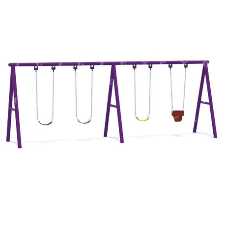 BYFT Two Kids & Adult Swings Playground