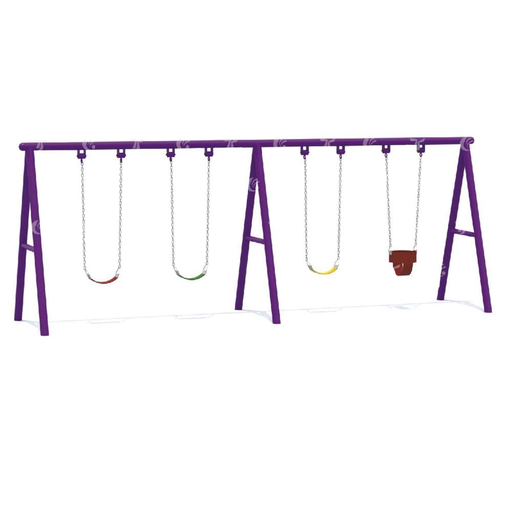 BYFT Two Kids & Adult Swings Playground