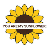 BYFT "You Are My Sunflower" Tote Bag – Bright Floral Graphic Reusable Tote | Eco-Friendly Daily Carry Bag (Set of 1)
