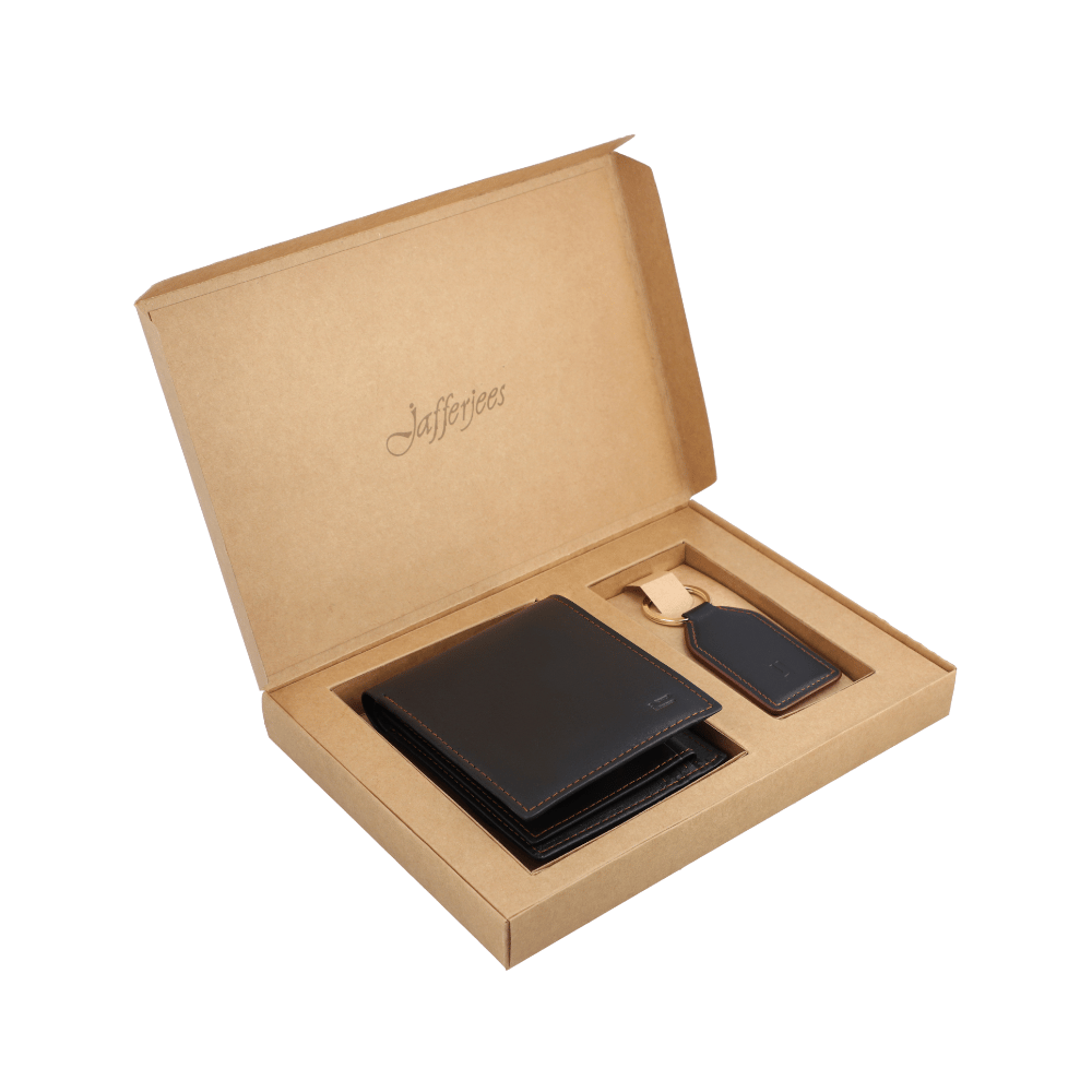 Jafferjees Liberty Island Men's Wallet Genuine Leather