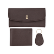 Jafferjees Victoria Falls Men's Wallet 12 x 9.4 Cm Brown Genuine Leather Set of 01