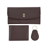 Jafferjees Victoria Falls Men's Wallet 12 x 9.4 Cm Brown Genuine Leather Set of 01