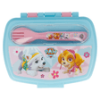 Disney Funny Sandwich Box With Cutlery Paw Patrol Girl