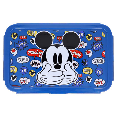 Disney Rectangular Food Container With Removable Compartments 1190 Ml It?S A Mickey Thing
