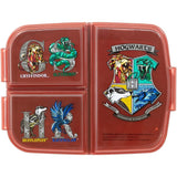 Disney Multi Compartment Sandwich Box Harry Potter School Shields